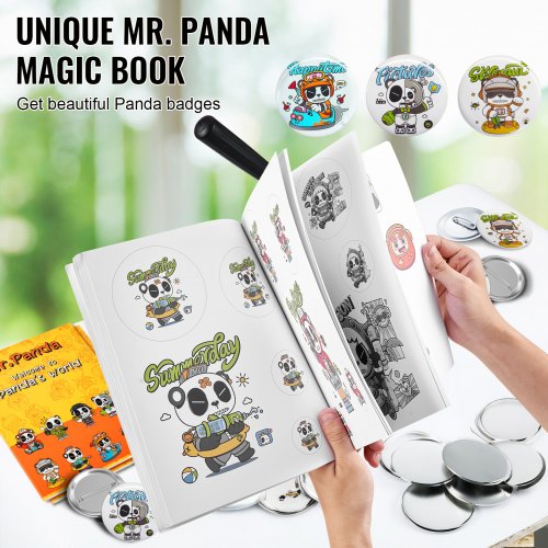 Button Maker Machine 58 mm 225 inch Badge Punch Press Kit Children DIY