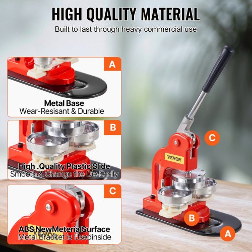 Button Maker Machine 75 mm 3 inch Badge Punch Press Kit Children DIY