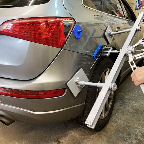 Dent Pull Lever Bar Kit Fit for Both Aluminum and Steel Dent Pulling 750MM