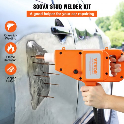 Stud Welder Kit 1600A Stud Welder Dent Repair Kit 800VA Spot Welder Stud