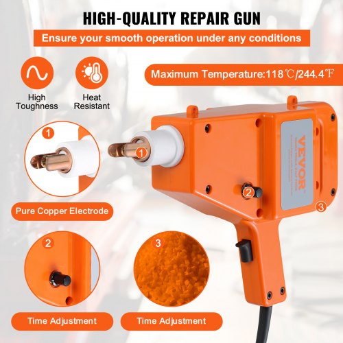 Stud Welder Kit 1600A Stud Welder Dent Repair Kit 800VA Spot Welder Stud