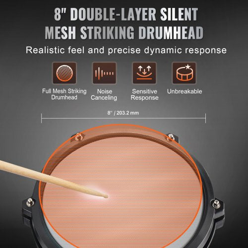 Electric Drum Set Electronic Drum Kit 150 Sounds for Beginners Adults – 100 V
