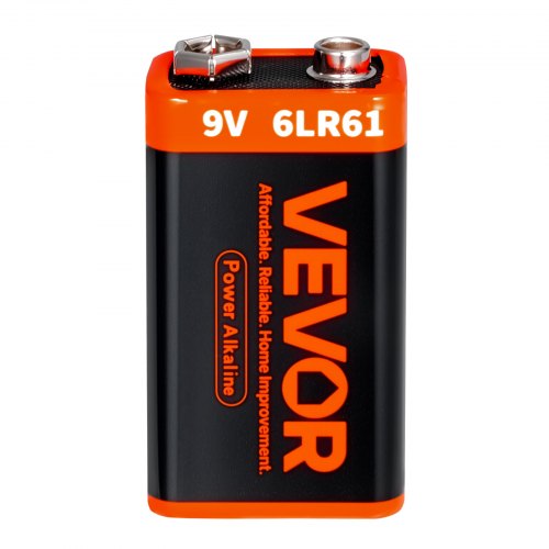 9V Alkaline Batteries 12Pack 9 Volt Square Battery for Smoke Detector