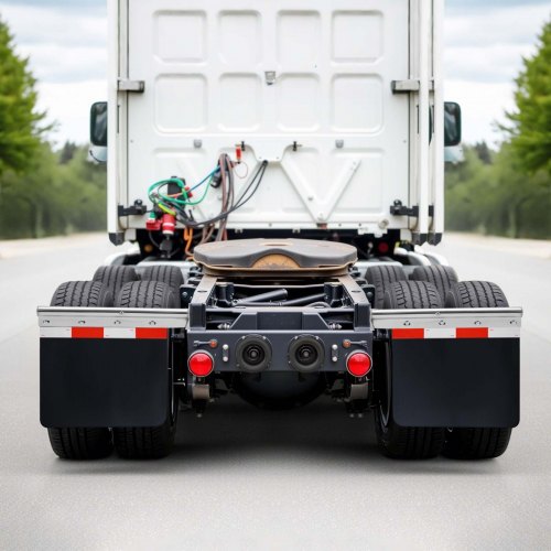 Chrome Straight Spring Loaded Mud Flap Hangers 118 Bolt Spacing Mudflap