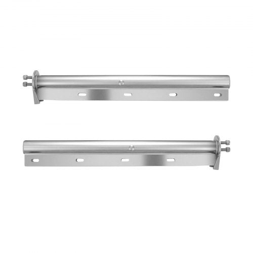 Chrome Straight Spring Loaded Mud Flap Hangers 118 Bolt Spacing Mudflap