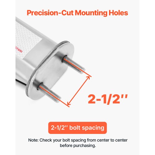 Stainless Steel Angled Spring Loaded Mud Flap Hangers 212 Bolt Spacing