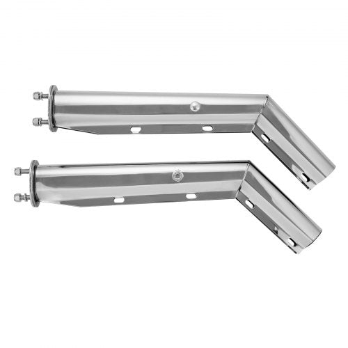 Stainless Steel Angled Spring Loaded Mud Flap Hangers 212 Bolt Spacing