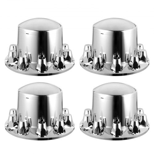 Rear Axle Wheel Covers Dome Axle Cover for Semi Truck ABS Electroplate