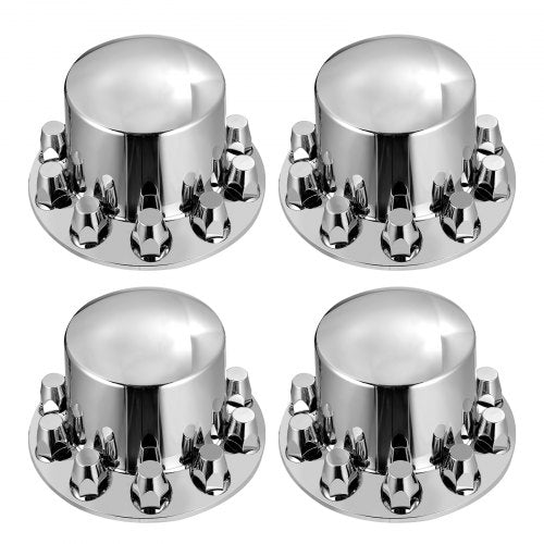 Rear Axle Wheel Covers Dome Axle Cover for Semi Truck ABS Electroplate