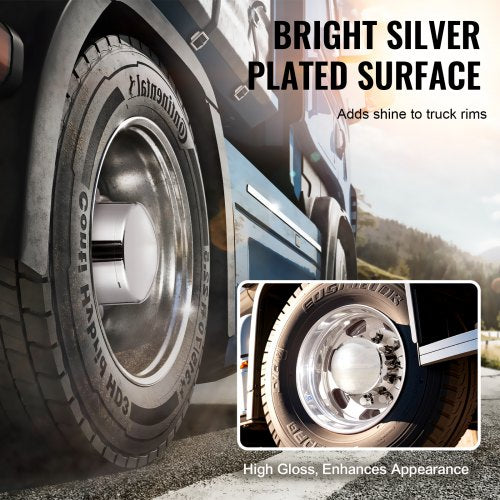 Rear Front Axle Wheel Covers Dome Axle Cover for Semi Truck ABS