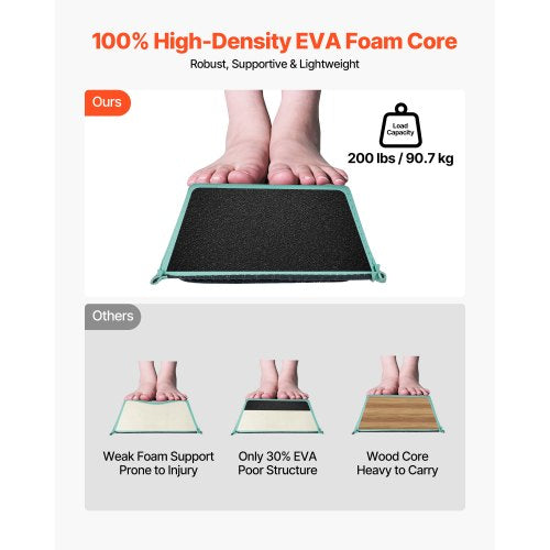 8FT Folding Balance Beam for Kids 200LBS Stable Support Gymnastics Floor