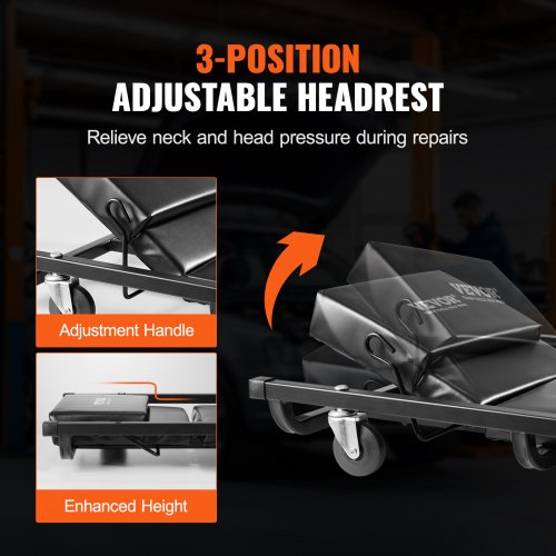 Mechanic Garage Creeper 40Inch 300 lbs Capacity Automotive Rolling