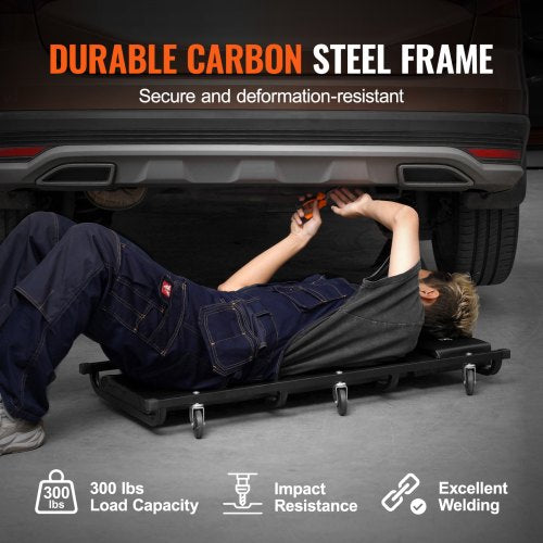 Mechanic Garage Creeper 40Inch 300 lbs Capacity Automotive Rolling