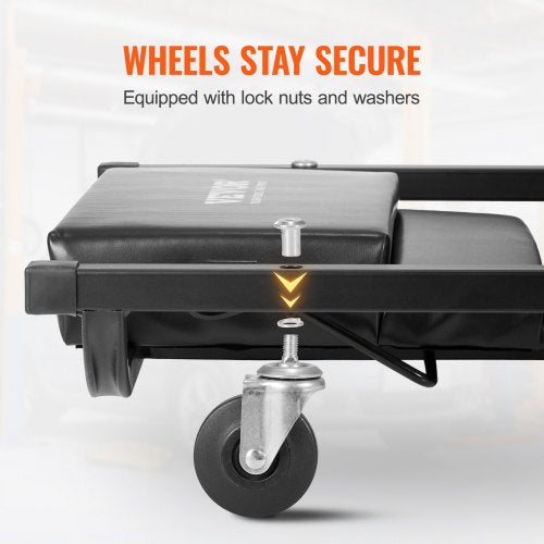 Mechanic Garage Creeper 40Inch 300 lbs Capacity Automotive Rolling