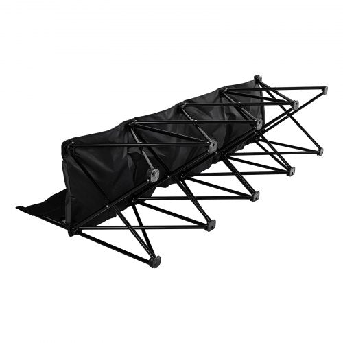 Portable Folding Bench 4 Seat Foldable Soccer Bench with Side Pockets