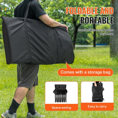 Portable Folding Bench 6 Seat Foldable Soccer Bench with Side Pockets
