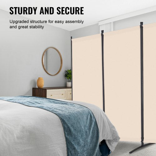 Room Divider 4 Panel Room Divider Folding Privacy Screen and Portable