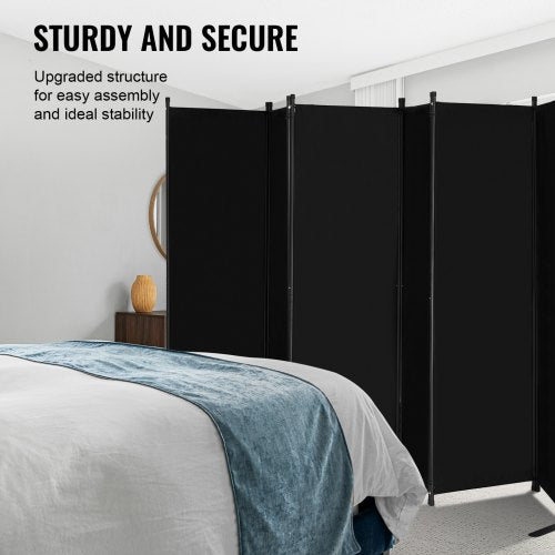 Room Divider 6 Panel Room Divider Folding Privacy Screen and Portable