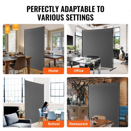 Room Divider Single Panel Room Divider 6FT Privacy Screen Indoor
