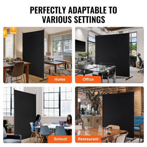 Room Divider Single Panel Room Divider 6FT Privacy Screen Indoor