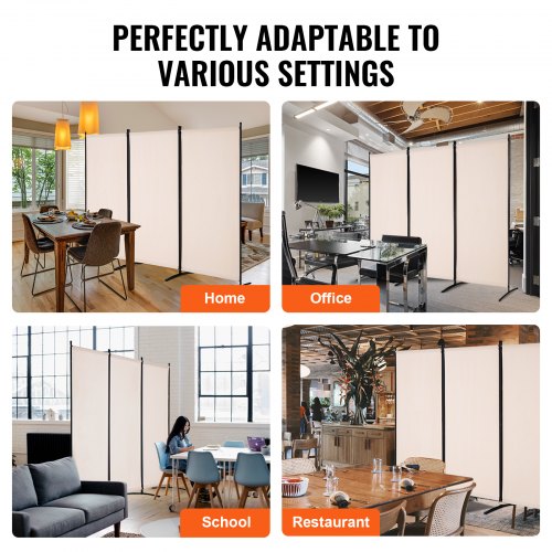 Room Divider 3 Panel Room Divider Folding Privacy Screen and Portable