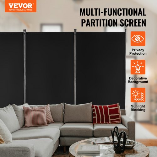 Room Divider 3 Panel Room Divider Folding Privacy Screen and Portable
