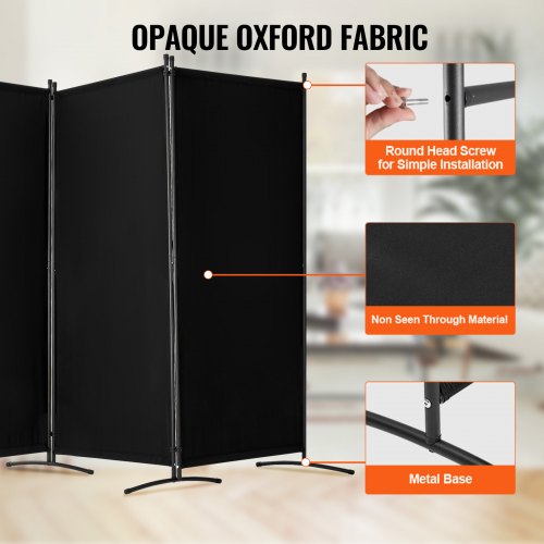 Room Divider 3 Panel Room Divider Folding Privacy Screen and Portable