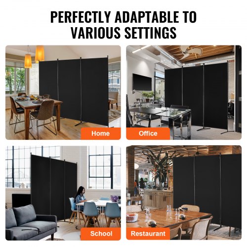 Room Divider 3 Panel Room Divider Folding Privacy Screen and Portable