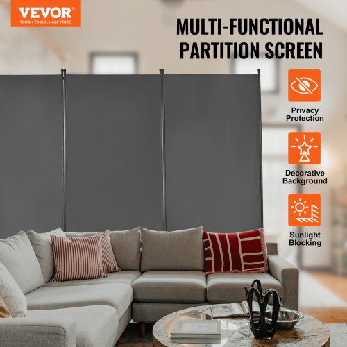 Room Divider 3 Panel Room Divider Folding Privacy Screen and Portable