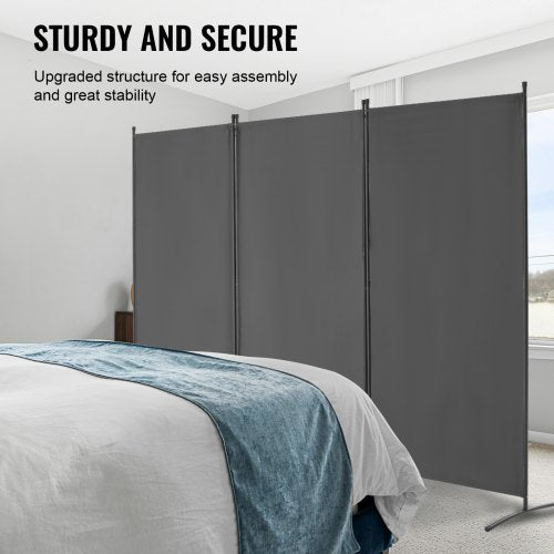 Room Divider 3 Panel Room Divider Folding Privacy Screen and Portable
