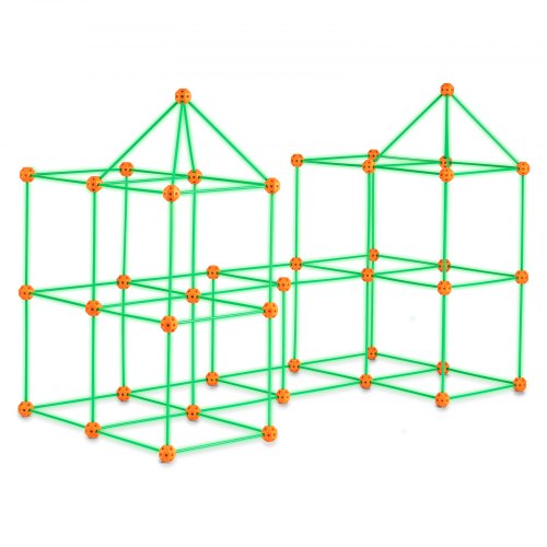 Fort Building Kit for Kids 140PCS Glow in The Dark STEM Building Toys