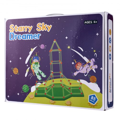 Fort Building Kit for Kids 85PCS Glow in The Dark STEM Building Toys