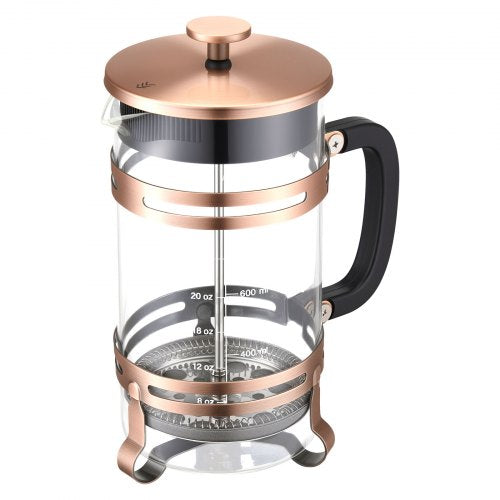 French Press Coffee Maker 34 Ounce 1 Liter Borosilicate Glass Coffee Press