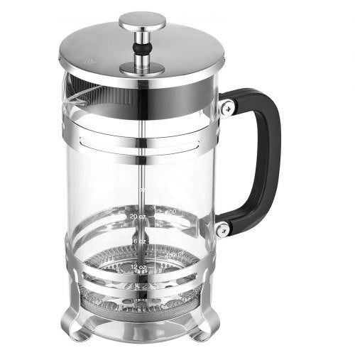 French Press Coffee Maker 34 Ounce 1 Liter Borosilicate Glass Tea With 1 8