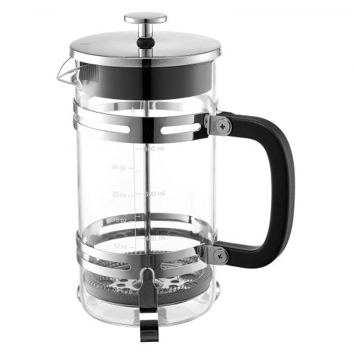 French Press Coffee Maker 34 Ounce 1 Liter Borosilicate Glass Tea With 1 8