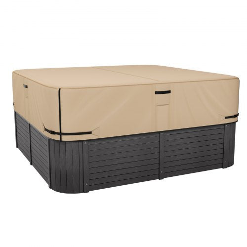 Outdoor Hot Tub Cover 85 x 85 x 20 Inch Weatherproof and Waterproof Hot Tub