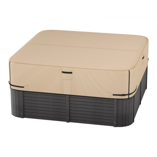 Outdoor Hot Tub Cover 85 x 85 x 20 Inch Weatherproof and Waterproof Hot Tub