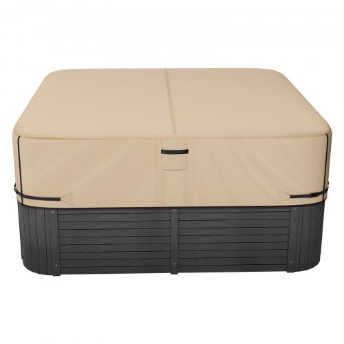 Outdoor Hot Tub Cover 85 x 85 x 20 Inch Weatherproof and Waterproof Hot Tub