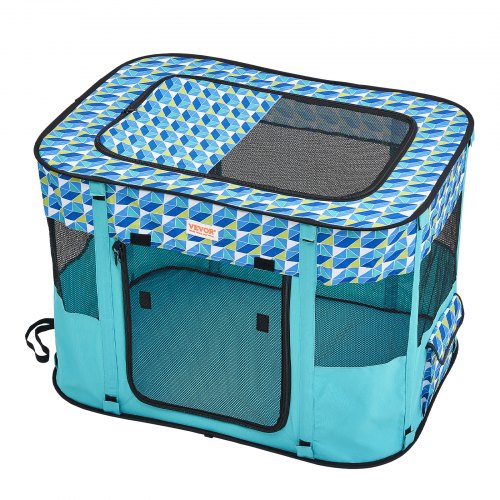 Foldable Pet Playpen 32 x 24 x 22 Portable Dog Playpen Crate Kennel
