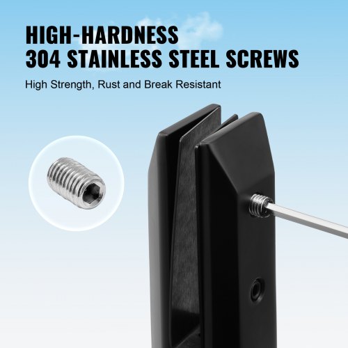 Glass Clamp 10 PCS Square Glass Railing Bracket for 031 047 Tempered