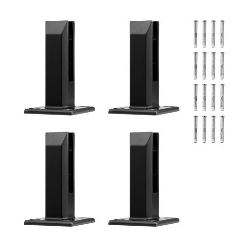 Glass Clamp 4 PCS Square Glass Railing Bracket for 031 047 Tempered