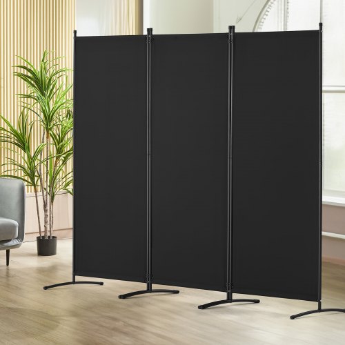 Room Divider 3 Panel Room Dividers and Folding Privacy Screens Fabric