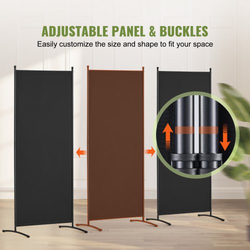 Room Divider 3 Panel Room Dividers and Folding Privacy Screens Fabric