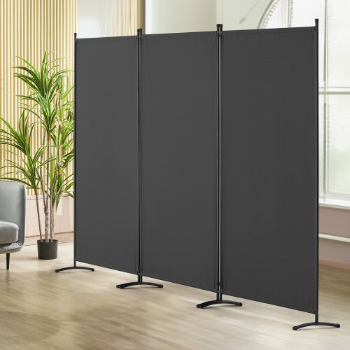 Room Divider 3 Panel Room Dividers and Folding Privacy Screens Fabric