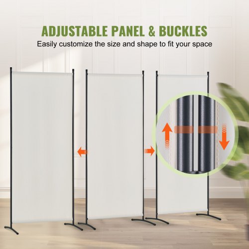 Room Divider 3 Panel Room Dividers and Folding Privacy Screens Fabric