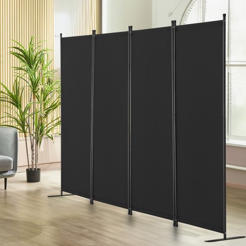 Room Divider 4 Panel Room Dividers and Folding Privacy Screens Fabric