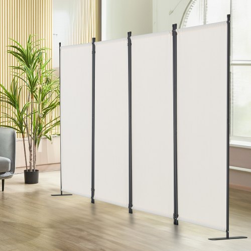 Room Divider 4 Panel Room Dividers and Folding Privacy Screens Fabric