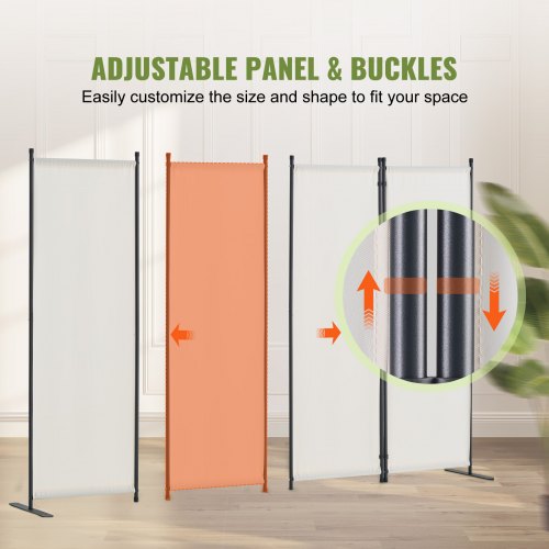 Room Divider 4 Panel Room Dividers and Folding Privacy Screens Fabric