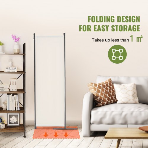 Room Divider 4 Panel Room Dividers and Folding Privacy Screens Fabric