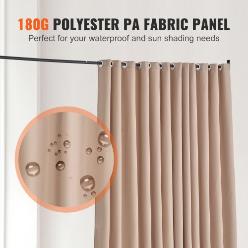 Room Divider Portable Panel Room Divider with Wheels Curtain Divider Stand